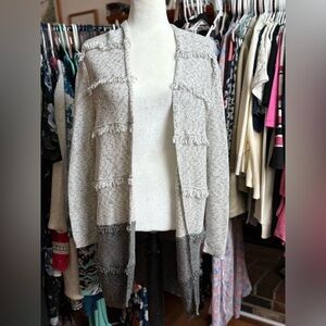 NIC+ZOE Two-Tone Gray Cardigan